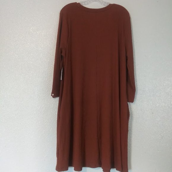 Time and Tru women's size XXL (20) Apricot/orange Dress - Picture 2 of 11